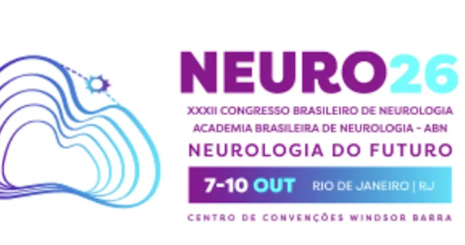 Participa do Congresso Brasileiro de Neurologia 2026 no Rio de Janeiro.